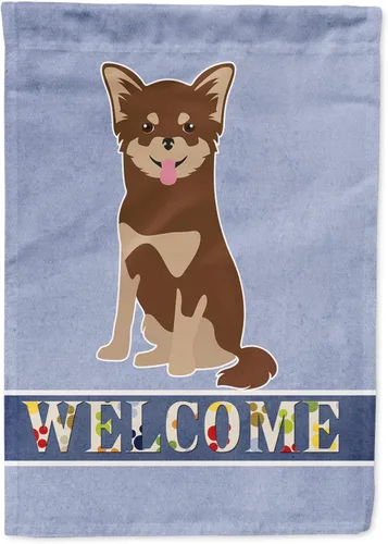Miniatura 75 de Caroline's Treasures CK3647CHF - Bandera de bienvenida con diseño de bulldog francés, manga grande, para porche, para colgar en la pared, poliéster