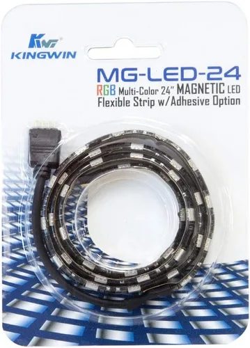 Miniatura 13 de Kingwin KRGB-LED-12 Tira de luces LED RGB, tira de luz LED para carcasa de computadora, PC, laptop, hogar, oficina e iluminación de fondo. Tira