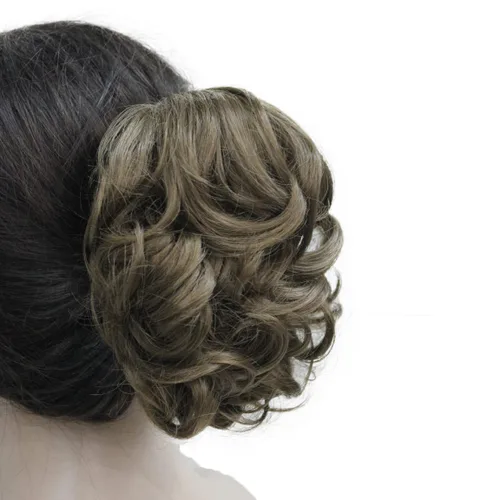 Miniatura 2 de Wiginway Cola de caballo de pelo para mujer, extensiones de cabello ondulado con clip, color marrón dorado rojizo claro # 130 Rojo cobre