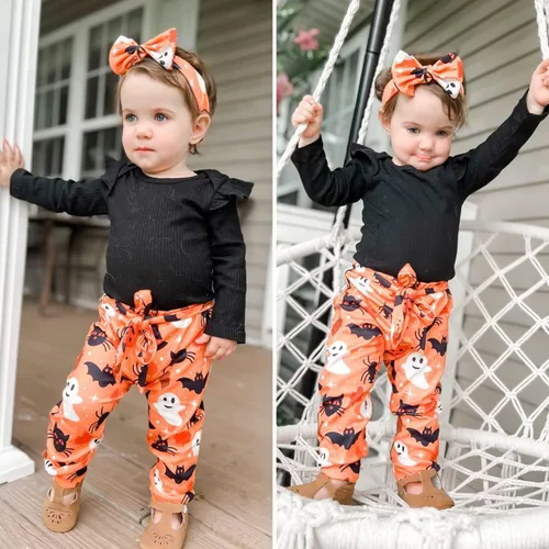 Miniatura 232 de Aalizzwell Conjunto de mameluco acanalado para bebé recién nacido prematuro para otoño e invierno