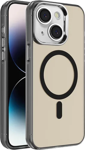 Miniatura 23 de S. Tedazo Funda magnética para iPhone 7/8 Plus (5.5 pulgadas) compatible con MagSafe, [no amarillenta] delgada, a prueba de golpes, funda para Negro