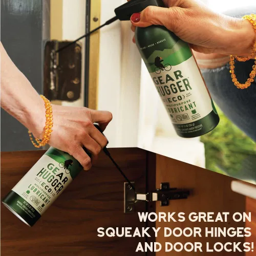 Miniatura 5 de Gear Hugger Lubricante Multiuso - Ecológico (11 onzas, Paquete de 3), Removedor de Óxido - Lubricante en Aerosol para Puerta de Garaje, Lubricante