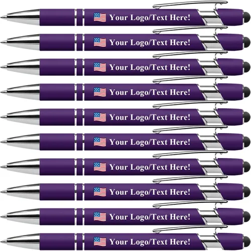 Miniatura 20 de Bolígrafos personalizados con lápiz capacitivo, bolígrafos personalizados impresos con tu logotipo o mensaje, ideales para regalos, promociones