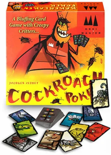 Miniatura 7 de Juego de fiesta de póquer de cucarachas Juego de cartas de estrategia de farol para adultos y niños A partir de 8 años 3-6 jugadores Tiempo