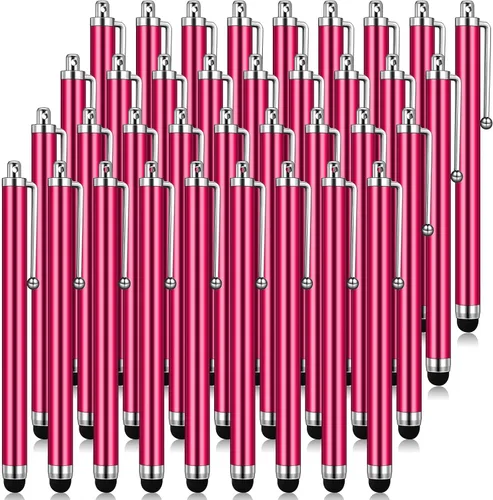 Miniatura 10 de Outus Paquete de 36 lápices capacitivos para pantallas táctiles, paquete de aula a granel con punta de goma suave, lápiz capacitivo para niños