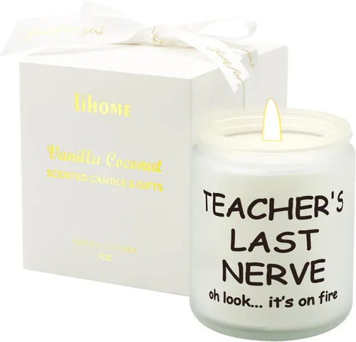Miniatura 23 de Decoraciones de otoño para el hogar - Velas de otoño, regalos para mujeres, velas perfumadas naturales de cera de soja con aroma a manzana y canela