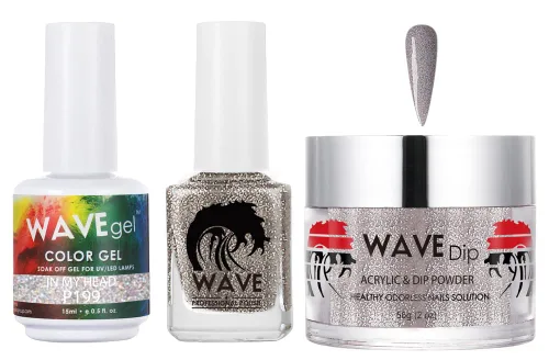 Miniatura 89 de WAVEGEL - Juego de gel de remojo, laca de uñas y polvo acrílico a juego - Colección Simplicity - #P109 Blizzard