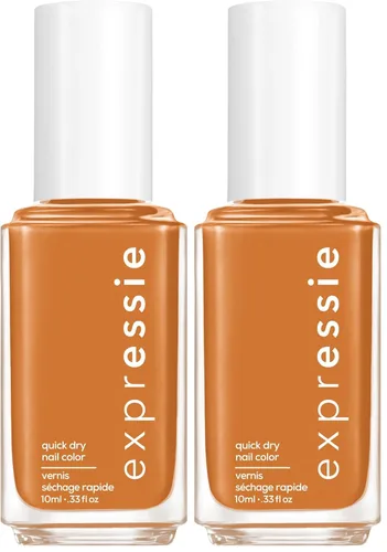 Miniatura 18 de essie expressie - Esmalte de uñas vegano de secado rápido, azafrán en el movimiento, naranja marrón cálido, 0.33 onzas. 04 SAFFR-EN MOVIMIENTO