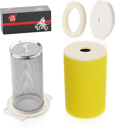 Miniatura 9 de Kit de filtro de aire, guía y tapa final para Yamaha Big Bear 350 Moto-4 250 350 Timberwolf 250 YFB250 1987-2000 Kodiak 400 YFM400FW 1993-1999