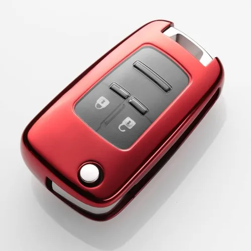 Miniatura 3 de Funda para llavero de TPU para Chevrolet Trax Cruze Aveo para Opel Astra J Corsa Meriva Zafira Antara Mokka Insignia Oro
