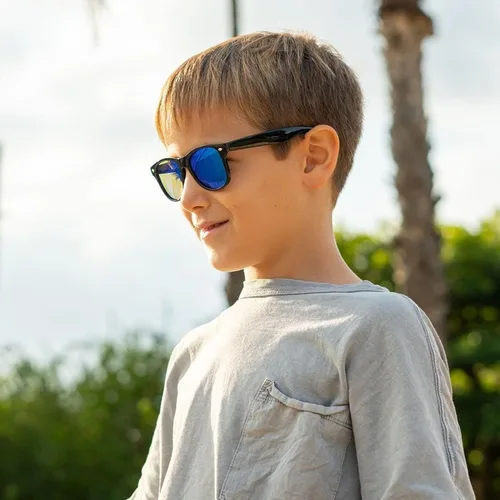 Miniatura 31 de Lentes de sol polarizados para niños y niñas, marco flexible irrompible TPEE con protección UV400 de 3 a 8 años