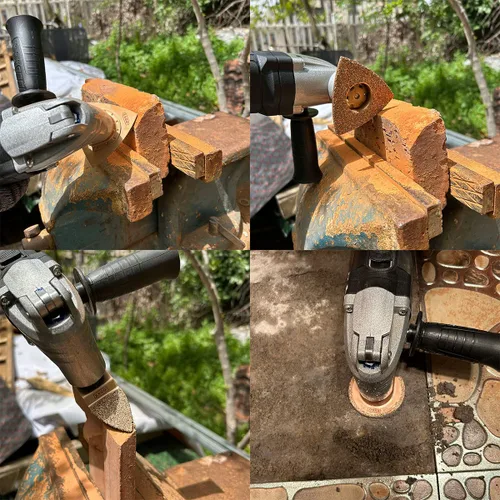 Miniatura 6 de XXGO 4 cuchillas de extracción de lechada de carburo de diamante para múltiples herramientas Lo mejor para quitar lechada de 1/8