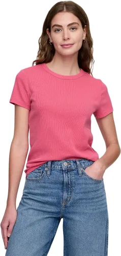 Miniatura 14 de Gap Top de punto acanalado sólido para mujer