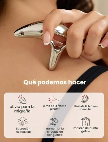 Miniatura 7 de lifechill Herramienta de masaje de punto gatillo para masaje de tejido profundo y Gua Sha, herramienta raspadora muscular HSA para aliviar el dolor