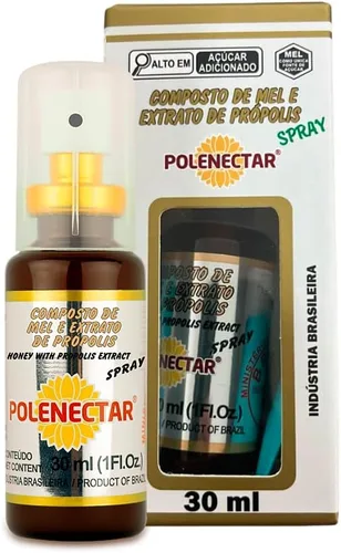 Extracto de propóleo con miel en forma de aerosol