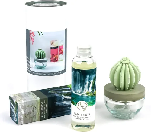 Miniatura 23 de Barril Cactus Cerámica Difusor de Fragancia Combo 6.8 fl oz Hermoso