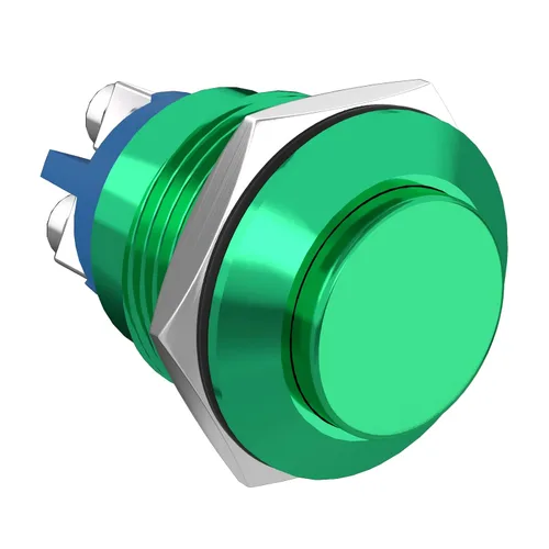 Miniatura 17 de STARELO 16 mm 5/8" Interruptor de botón momentáneo redondo alto 250 V de CA 5 A 12 V 36 V de CC 2 A 1NO SPST impermeable con carcasa de aluminio