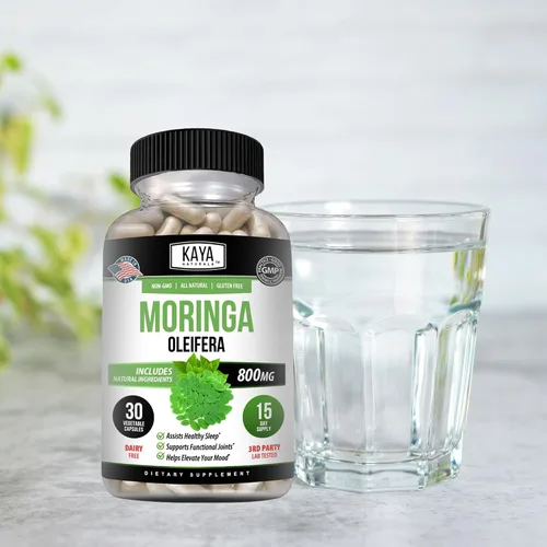 Miniatura 7 de Kaya Naturals Extracto de hoja de moringa, suplemento completo de superalimentos verdes, moringa de árbol milagroso puro, aumenta la energía