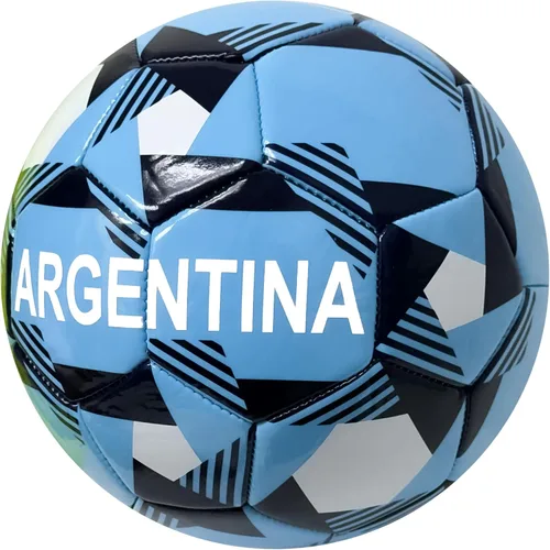 Miniatura 3 de Icon Sports Balón de fútbol argentino, talla 5 y 4, pelota de bandera de Argentina Copa del Mundo Selección Nacional País