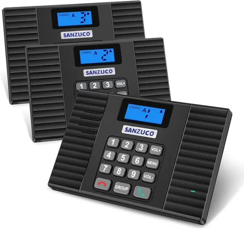 Intercomunicadores 60D inalámbricos para el hogar, sistema de intercomunicación doméstica de 18 canales que admite conversación bidireccional,