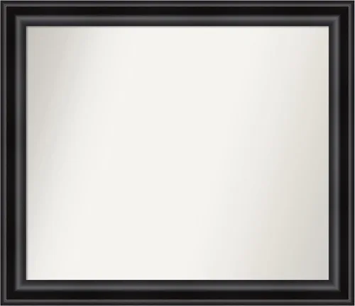 Miniatura 215 de Amanti Art Espejo personalizado, espejo de baño negro puente, espejo de pared o espejo de tocador de baño sobre el fregadero (26 x 26 pulgadas)