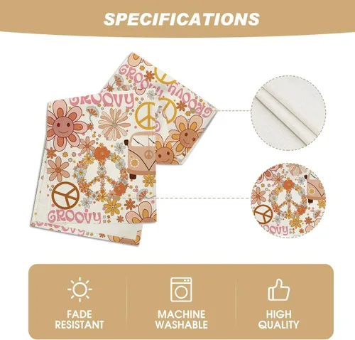 Miniatura 6 de Artoid Mode Camino de mesa con diseño de margaritas y flores, diseño de corona flotante para cocina, comedor, decoración para exteriores y fiestas