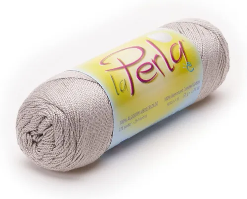 Miniatura 12 de LA Perla de Omega - Hilo Perle 100% algodón mercerizado ideal para ganchillo fino - Color: 01 - Blanco 601