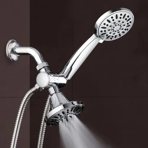 Miniatura 5 de AquaDance Total Chrome Premium - Combo de 3 vías de alta presión de alta presión de 48 ajustes para lo mejor de ambos mundos: disfruta de un lujoso