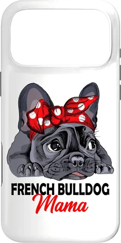 Miniatura 22 de iPhone 13 Pro Max Frenchie Mama Lindo Bulldog Francés Perro Mamá Divertido Estuche de Regalo para Mujer