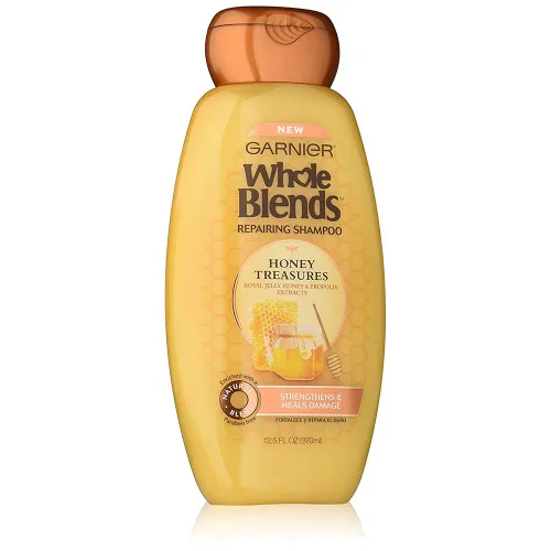 Miniatura 12 de Garnier Whole Blends Honey Treasures Champú reparador, para cabello seco y dañado, 3 onzas líquidas (tamaño de viaje), 1 unidad