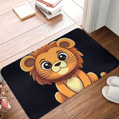 Miniatura 14 de Tapete para puerta delantera, tapete de bienvenida con estampado floral azul y blanco, absorbente, antideslizante, tapete de entrada suave, alfombra