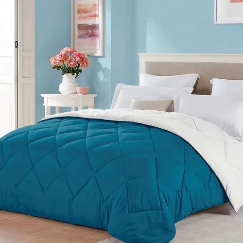 Miniatura 14 de Seward Park Edredón Reversible Ligero para Niños Tamaño Full Queen Negro Gris Ropa de Cama Colcha Refrescante para Todas las Estaciones Manta