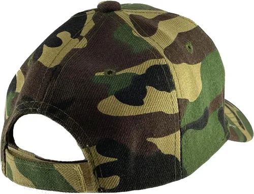 Miniatura 74 de TOP HEADWEAR Sombrero de béisbol ajustable con cierre de velcro para niños en blanco