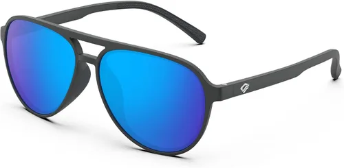 Miniatura 9 de Anteojos de sol estilo aviador polarizados para hombre y mujer, lentes deportivos para pesca, navegación, playa, golf, conducción TR75
