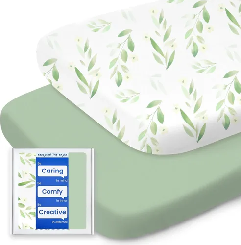 Miniatura 64 de Sábanas de dinosaurio para cuna para niños, sábana bajera ajustable de cuna suave de alta calidad, sábanas de bebé ultra transpirables, sábanas