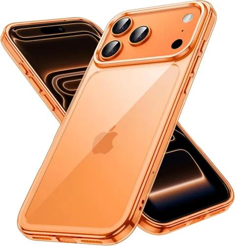 Miniatura 12 de JETech - Funda para iPhone 17 Pro de 16 cm, cubierta a prueba de golpes sin amarillamiento, parte trasera transparente antiarañazos (transparente)