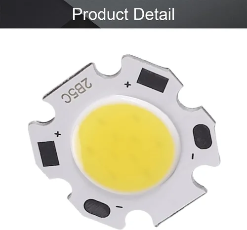 Utoolmart Bombilla LED de chip de 300 mA, 5 W, cuentas de luz, brillo de 110 lm, lámpara de alta potencia, chip de fuente de luz, cuentas de luz