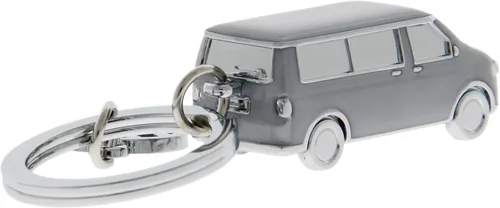 Miniatura 15 de BRISA VW T5/T6 Bus Campervan - Colgante con llavero 3D con dije VW, idea de regalo para los fanáticos de Volkswagen (cromado, esmaltado), Negro