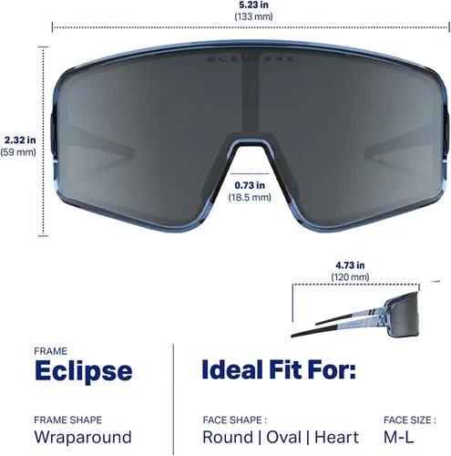 Miniatura 39 de Blenders Eyewear Eclipse X2 - Gafas de sol polarizadas - Lente envolvente - 100% protección UV - Para hombres y mujeres