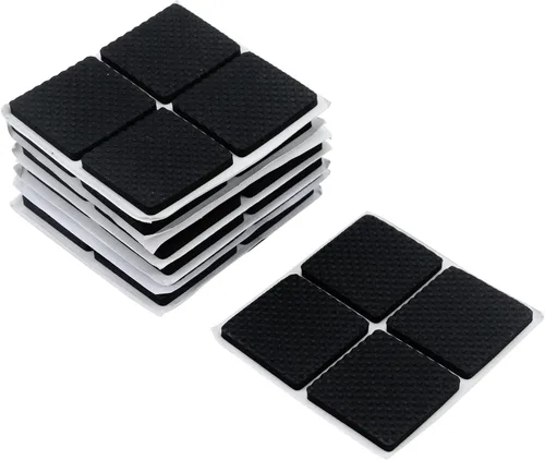 Miniatura 6 de Antrader Paquete de 12 alfombrillas deslizantes rectangulares para muebles, protector de suelo, posavasos mágicos antiabrasión, para mover muebles