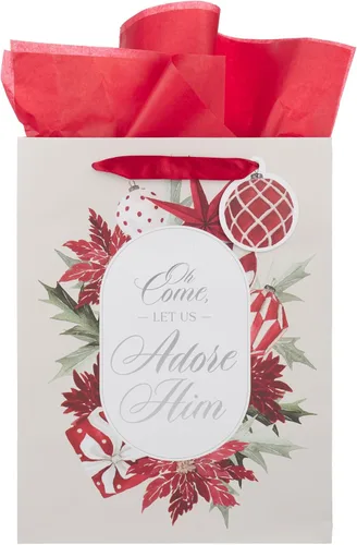 Miniatura 60 de Christian Art Gifts Bolsa de regalo de paisaje con tarjeta y juego de papel de seda, Hope and A Future, versículo bíblico inspirador de Jeremías