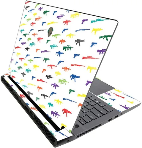 Miniatura 395 de MightySkins - Skin brillante con purpurina para Alienware M17 R3 (2020) y M17 R4 (2021) - Diversión de los años 90 Acabado duradero con purpurina