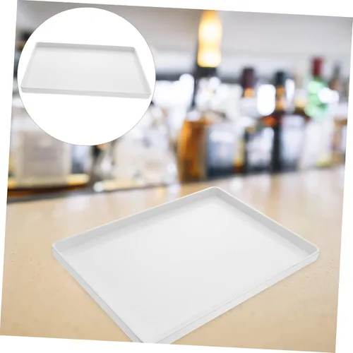 Miniatura 8 de GLEAVI Elegante plato de comida de melamina para servir bandejas y platos para aperitivos bandeja de pan