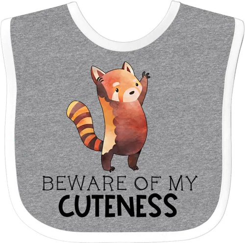 Miniatura 5 de inktastic Beware Of My Cuteness Cute Red Panda Babero