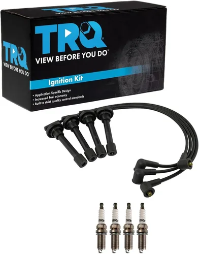 Kit de bujías de chispa TRQ 5 piezas de bujías de iridio Compatible con Acura Integra 1992-2001 1999-2000 Honda Civic 1994-1995 Civic del Sol