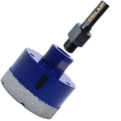 Miniatura 12 de Drilax Sierra perforadora de diamante de 1-1/2 pulgadas para amoladora angular, rosca de 5/8"-11, hormigón de porcelana de cuarzo de granito