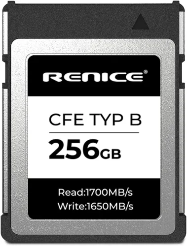 Miniatura 11 de RENICE Tarjeta de memoria CFexpress tipo B de 128 GB, lectura de hasta 1780 MB/s, grabación de video HD RAW 6K, para fotógrafos, videógrafos