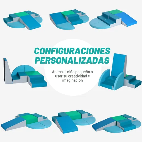 Miniatura 3 de TODIBY Juguetes de Escalada para Niños Pequeños de 6 Piezas de Cuero PU Suave, Conjunto de Juego de Actividades de Escalada y Gateo para Interiores