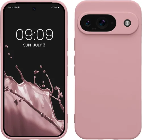 Miniatura 115 de kwmobile Funda compatible con Google Pixel 9 Pro - Funda protectora delgada de TPU para teléfono - Acabado mate suave - Negro mate