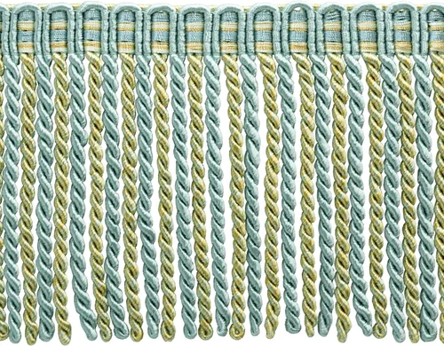 Miniatura 14 de DÉCOPRO Colección Noblesse de 6 pulgadas de largo con borde de flecos de lingote con cabecera de punto elegante (estilo # DB6), color burdeos